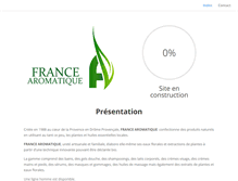 Tablet Screenshot of france-aromatique.com